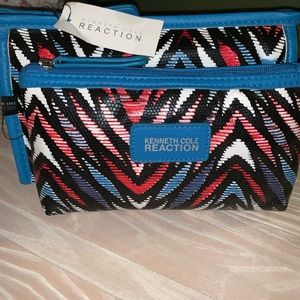 Kenneth Cole Reaction cosmetic bags.